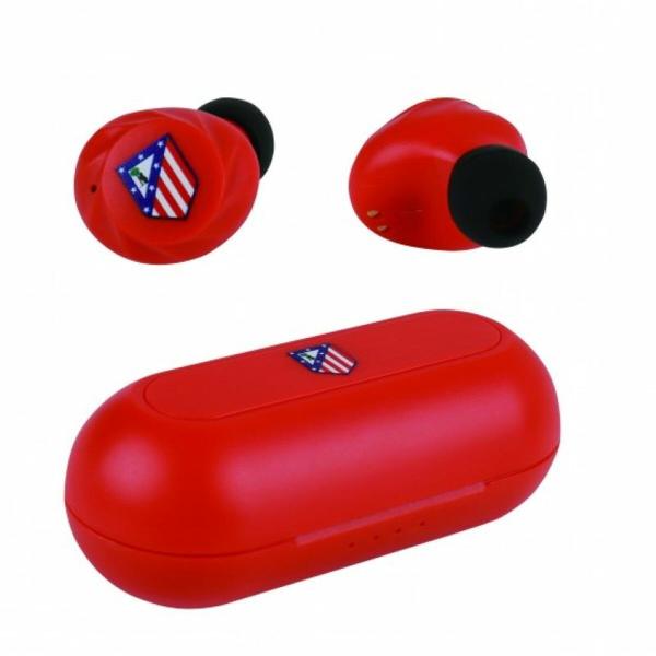 Auriculares Sem Fios com Estojo de Carregamento Atlético Madrid 4906036 Vermelho
