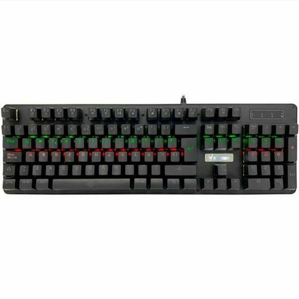 Teclado e Rato para Vídeojogos Woxter GM26-075 Preto
