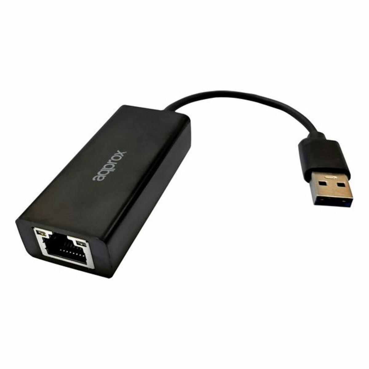 Adaptador Ethernet para USB 2.0 approx! APPC07V3 Preto