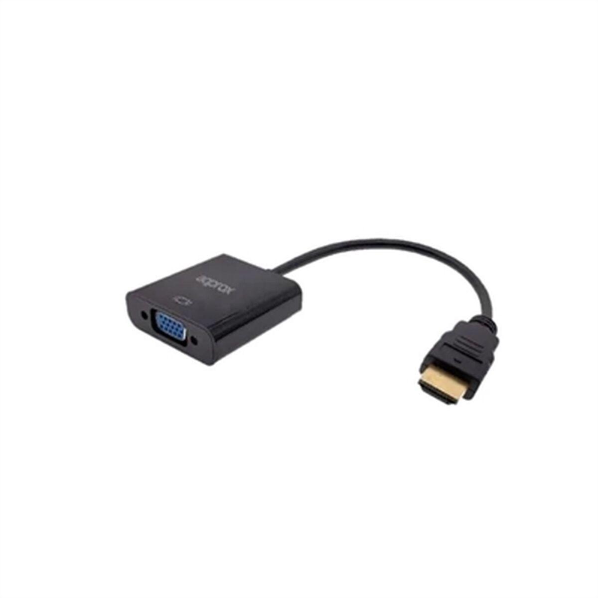 Adaptador HDMI para VGA approx! APPC11V3 Preto