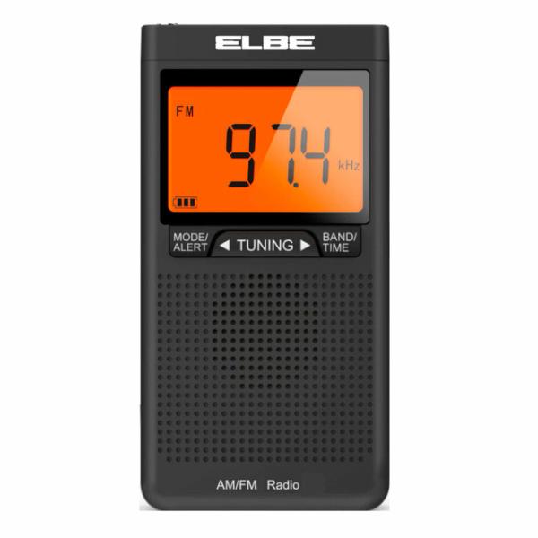 Rádio Transistor ELBE 05205651 Preto