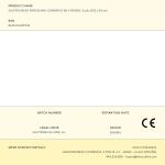 Suporte de cabos F-line Preto Porcelana 5 Unidades