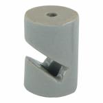 Suporte de cabos F-line Preto Porcelana 5 Unidades