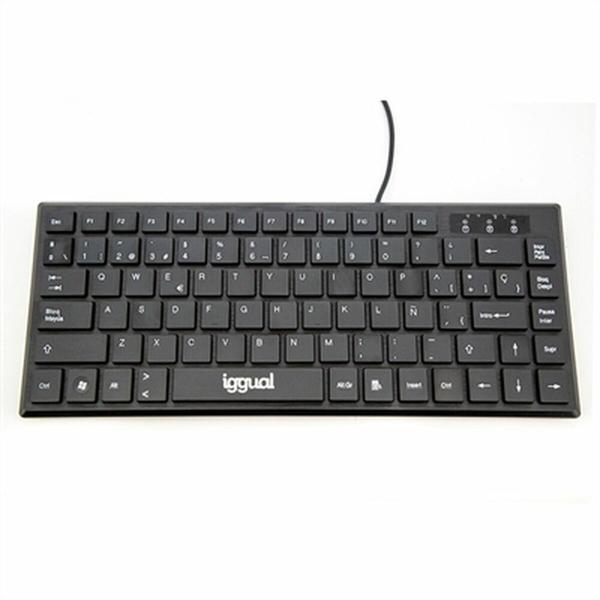 Teclado iggual Slim TKL-USB Preto