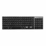 Teclado NGS FORTUNE-BT ESPAÑOL Cinzento Qwerty espanhol