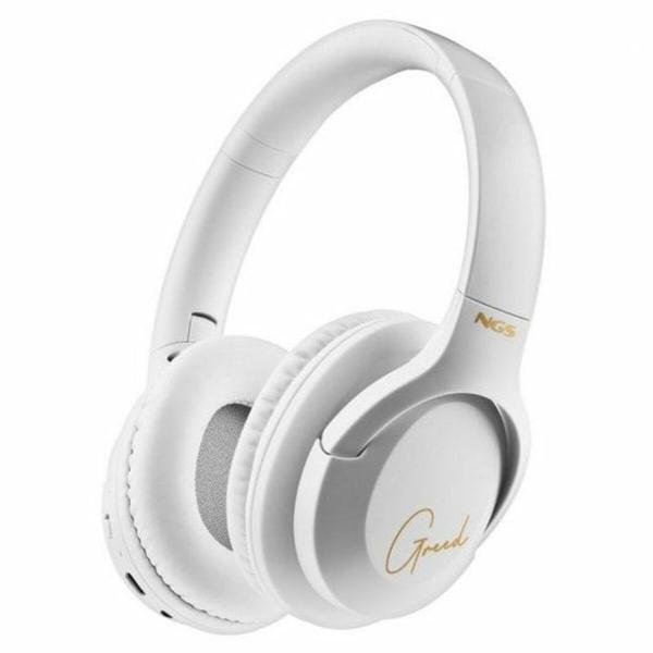 Auriculares Bluetooth com microfone NGS ARTICAGREEDWHITE Branco