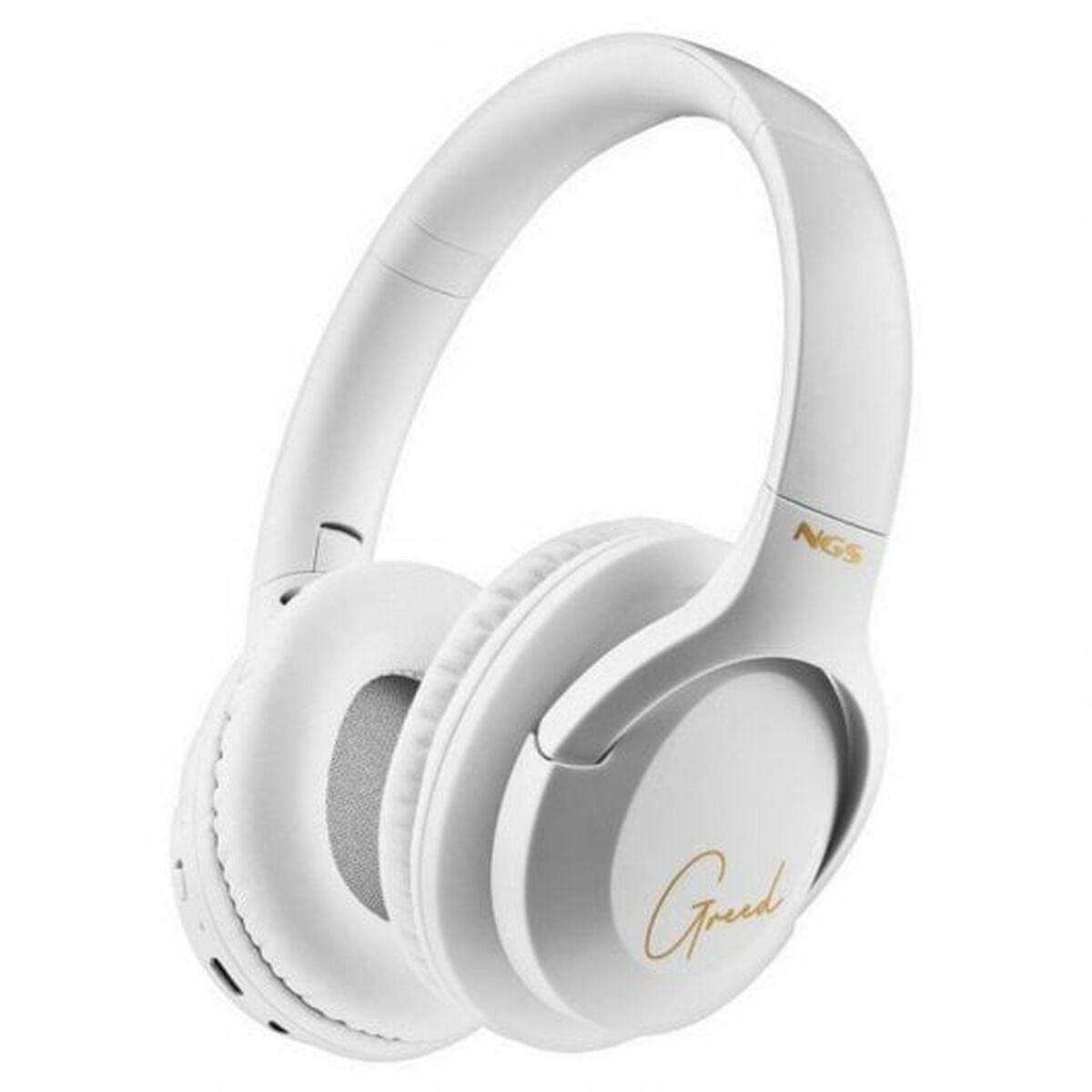 Auriculares Bluetooth com microfone NGS ARTICAGREEDWHITE Branco