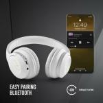 Auriculares Bluetooth com microfone NGS ARTICAGREEDWHITE Branco
