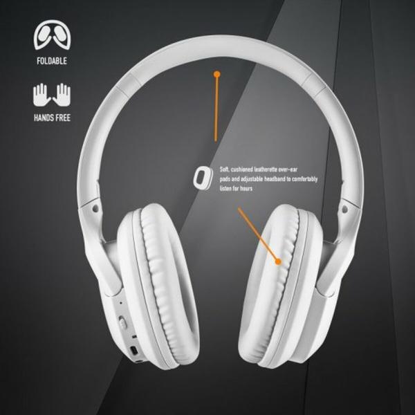 Auriculares Bluetooth com microfone NGS ARTICAGREEDWHITE Branco