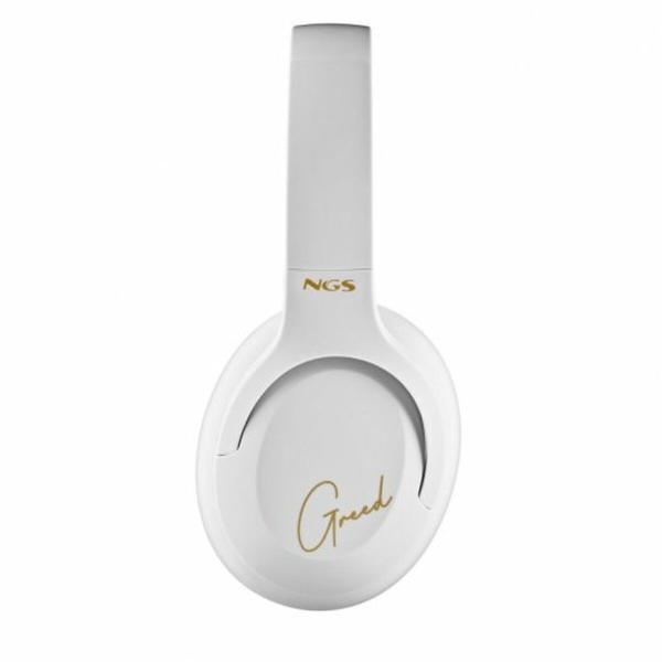 Auriculares Bluetooth com microfone NGS ARTICAGREEDWHITE Branco
