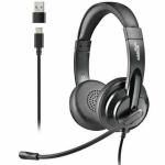 Auriculares NGS VOX605USBC Preto