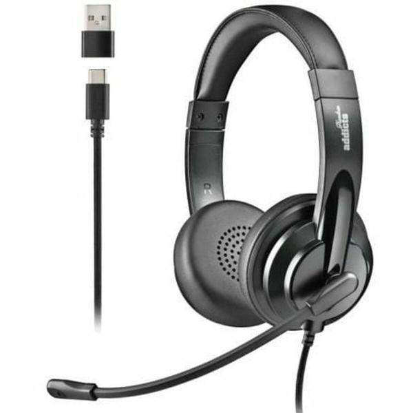 Auriculares NGS VOX605USBC Preto