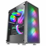 Caixa Semitorre ATX Mars Gaming MCF Preto