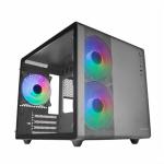 Caixa Semitorre ATX Mars Gaming MC400 Branco Preto