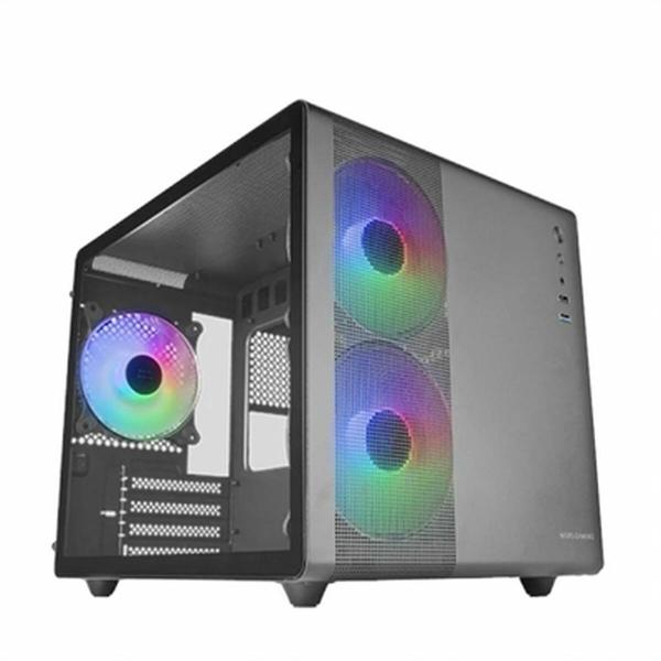 Caixa Semitorre ATX Mars Gaming MC400 Branco Preto