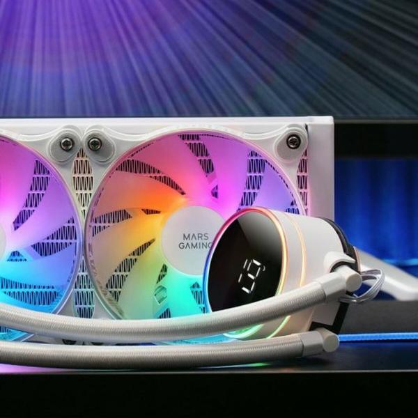Kit de refrigeração líquida Mars Gaming MLLCD240W