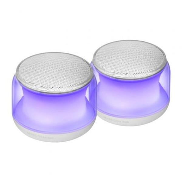 Altifalante Bluetooth Mars Gaming MSAURAW Branco 15 W 4 W