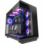 Caixa Semitorre ATX Mars Gaming MCREV Preto
