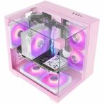 Caixa Semitorre ATX Mars Gaming MCVISIONMP Cor de Rosa