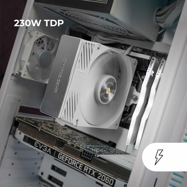 Ventilador de CPU Mars Gaming MCPUX4W