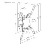 Suporte TV Aisens WT42TSL-273 13" 20 kg