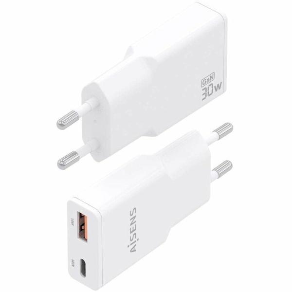 Carregador de Parede Aisens ASCH-30W2P046-W Branco 30 W