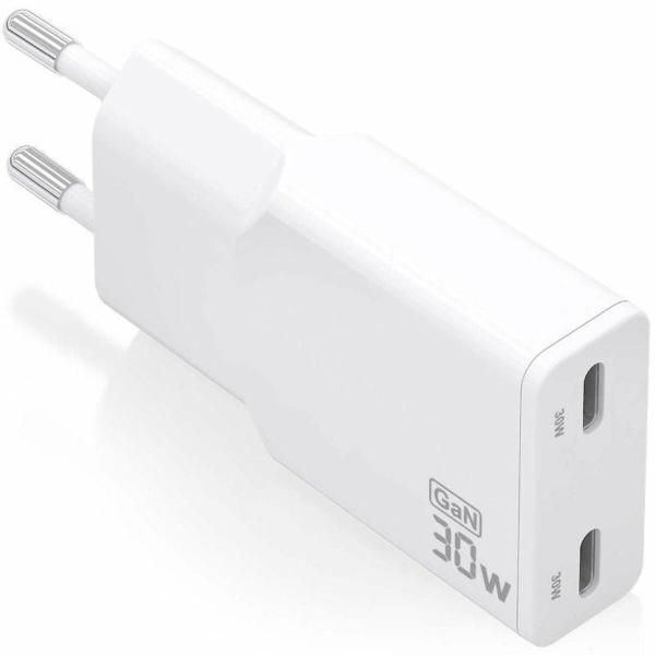 Carregador de Parede Aisens ASCH-30W2P048-W Branco 30 W