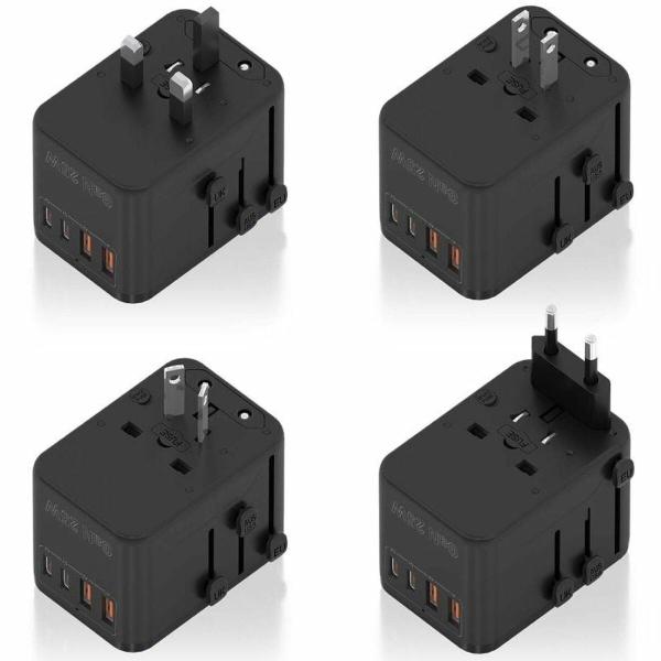 Carregador de Parede Aisens ASPS-2A2C08-BK 25 W Preto