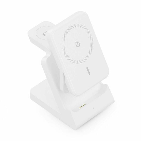 Carregador sem Fios Aisens 4IN1 15WACCS Branco