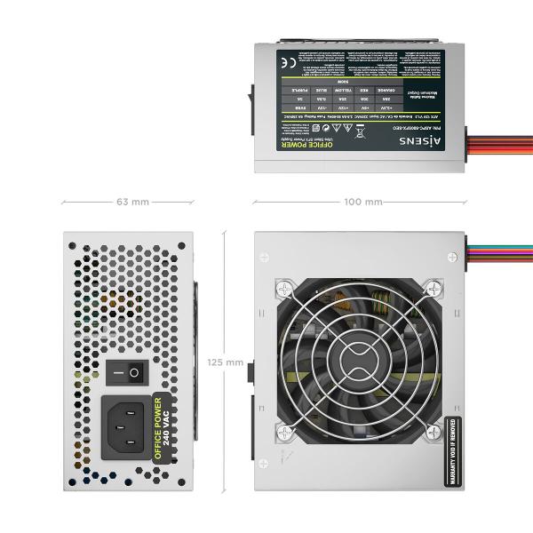 Fonte de Alimentação Aisens ASPC-500SFX-SEO 500 W