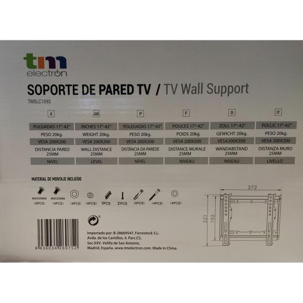 Suporte TV TM Electron 20 kg 17"-42"