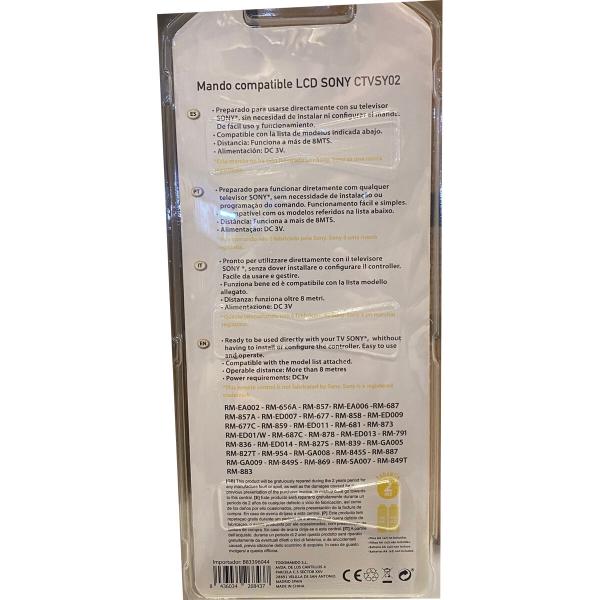 Comando à Distância Universal para Sony Motorola (4 pcs)