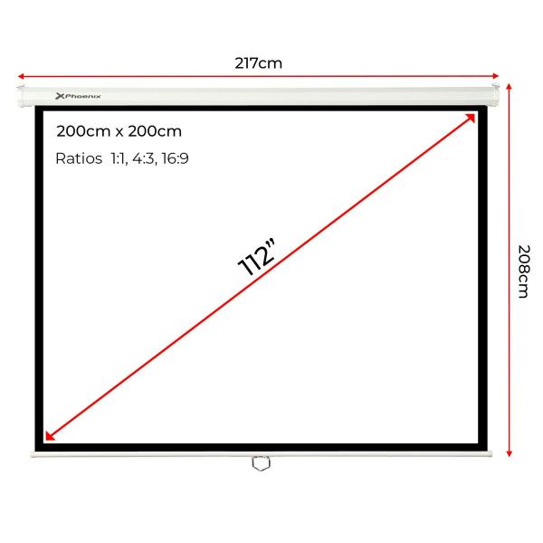Tela de Projeção Phoenix PH200 112"