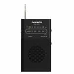 Rádio Portátil Daewoo DW1027 Preto