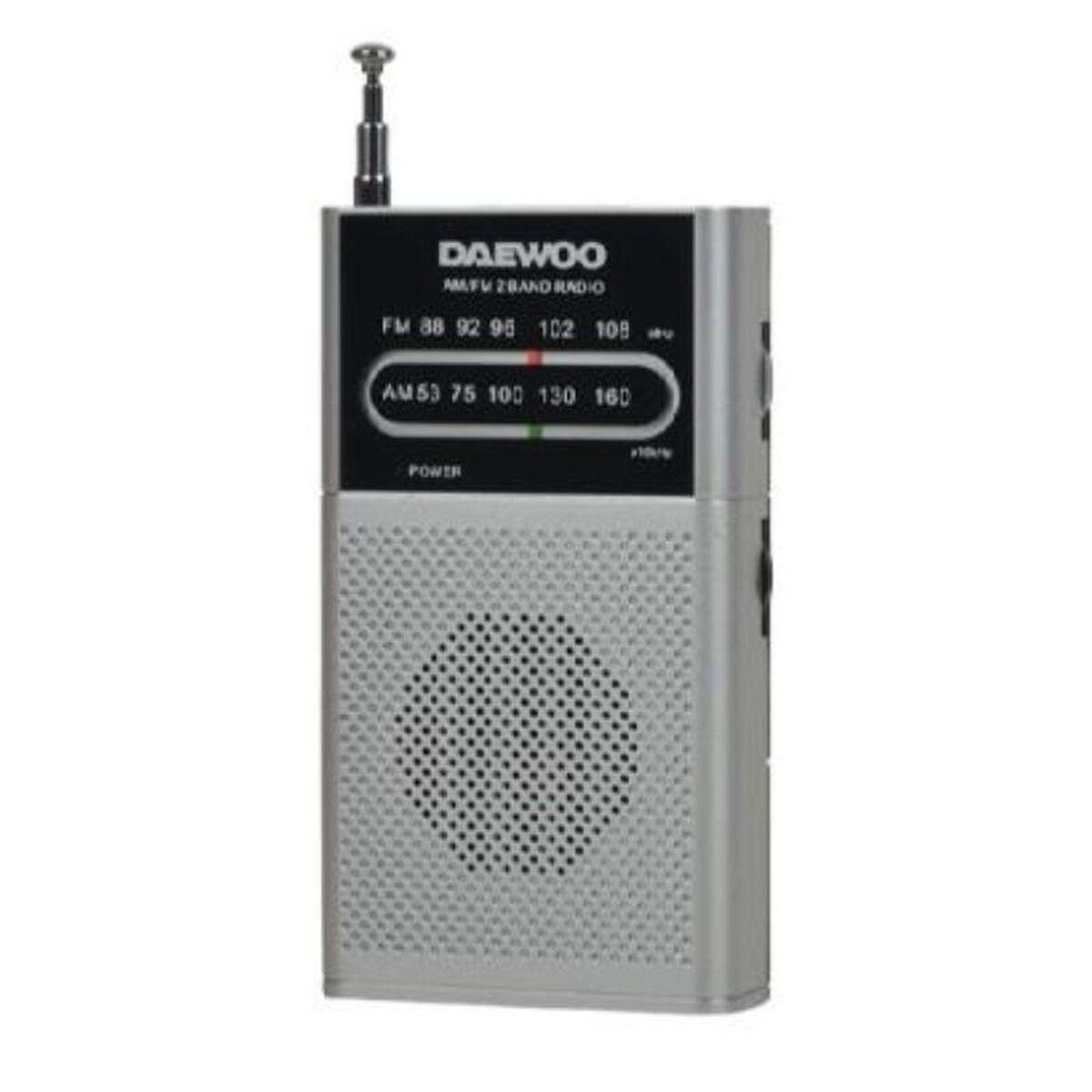 Rádio Portátil Daewoo DW1027 Prata