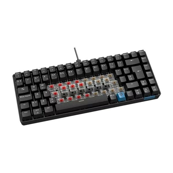 Teclado Hiditec GKE010006 Preto Qwerty espanhol