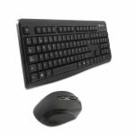 Teclado e Rato CoolBox COO-KTR-02W Qwerty espanhol Sem Fios Preto Espanhol QWERTY