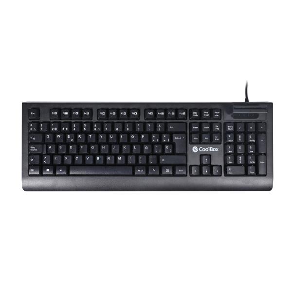 Teclado CoolBox COO-TEC04DNI Preto Qwerty espanhol