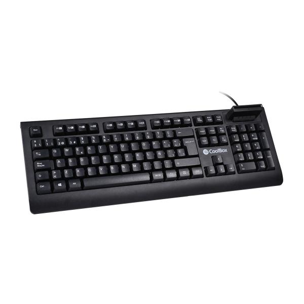 Teclado CoolBox COO-TEC04DNI Preto Qwerty espanhol