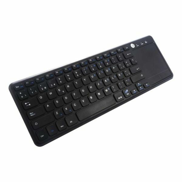 Teclado com Touchpad CoolBox CoolTouch Preto QWERTY