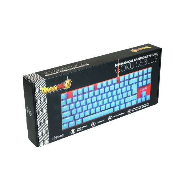 Teclado Gaming FR-TEC DBPCKEYGO Azul Qwerty espanhol QWERTY