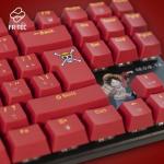 Teclado e Rato FR-TEC OP4001 QWERTY Castanho-avermelhado
