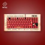Teclado e Rato FR-TEC OP4001 QWERTY Castanho-avermelhado