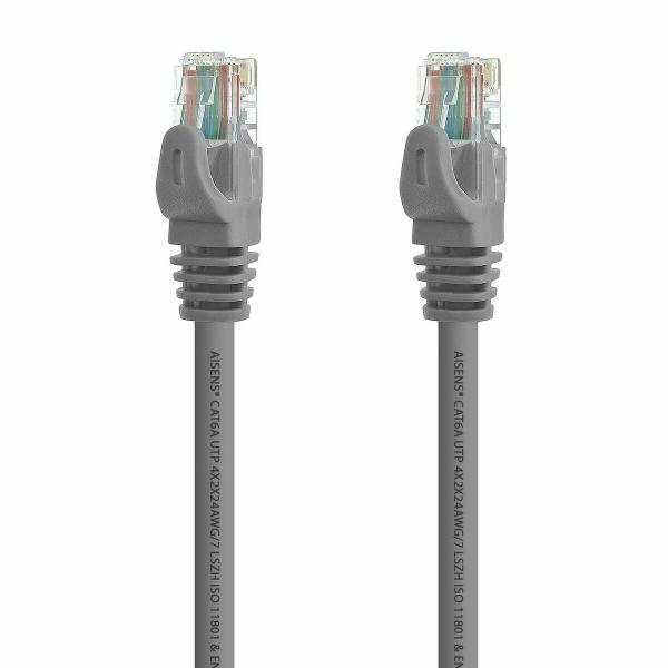 Cabo RJ45 Categoria 6 UTP Rígido Aisens A145-0329 Cinzento 5 m