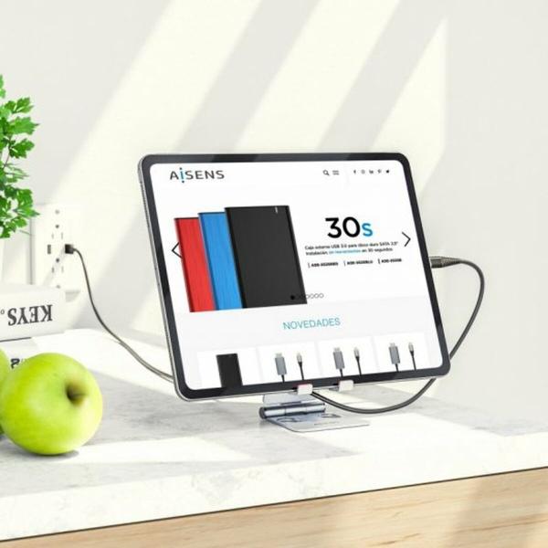 Suporte para telemóvel ou táblete Aisens MS2PM-086 Aço 8" (1 Unidade)