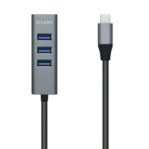 Hub USB Aisens A109-0508 Cinzento (1 Unidade)