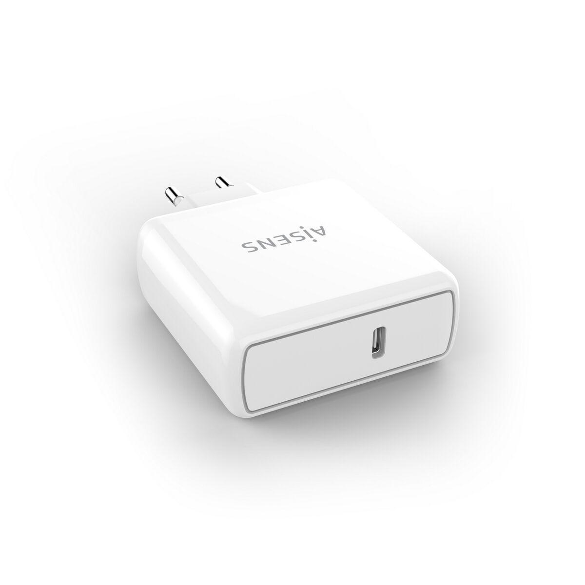 Carregador Aisens PD 3.0 QC 3.0 Branco 60 W USB-C