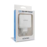 Carregador USB Parede Aisens PD 3.0 USB-C 57 W Branco