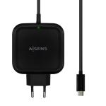 Carregador de Parede Aisens ASCH-1PD65WL-BK Preto 65 W