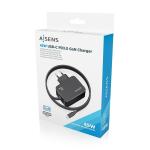 Carregador de Parede Aisens ASCH-1PD45WL032-BK Preto 45 W (1 Unidade)